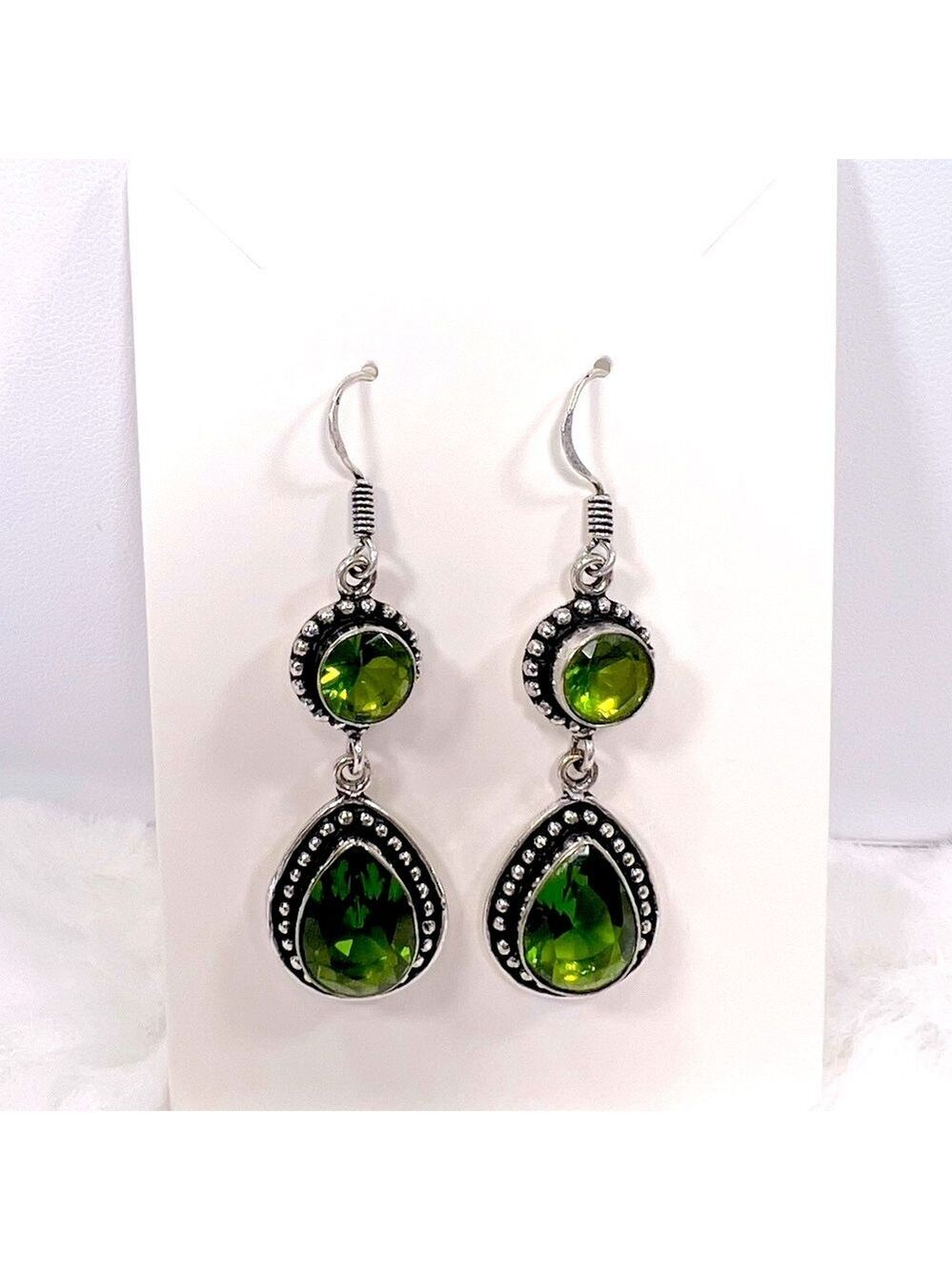 Peridot 925 Earrings